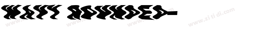 Wavy Rounded字体转换